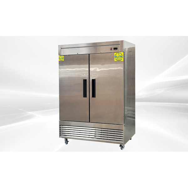 Elite Kitchen Supply 56.5 in. W 40.74 cu. ft. Two Door Commercial ReachIn Refrigerator in